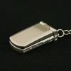 Creative Pendant Mini Mobile Phone with Flip Cover and Rotating All Metal Toy Decoration Gift Keychain