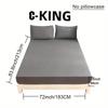 Black, White, and Gray Solid Color Fitted Sheet Bedding—super Soft and Skin-friendly Sheets with Deep Pocket Mattress Topper