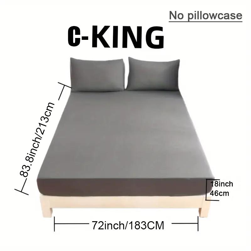 Black, White, and Gray Solid Color Fitted Sheet Bedding—super Soft and Skin-friendly Sheets with Deep Pocket Mattress Topper