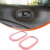 Pink ABS Interior Door Handle Trim Cover For Benz Smart Fortwo W451 2016-