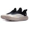 New LiNing Soft Go Anti Slip And Wear Resistant Breathable Low Top Sports Casual Shoes Men's Gray Black AGLT105-3