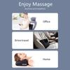 Electric Kneading Shiatsu Massage Pillow Inftared Heating Neck Massager Massage Cushion for Back Waist Body Health Massageador Relaxation