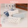 Floral Pattern Students Pencil Bag With Durable Canvas Material For Girls And Teens