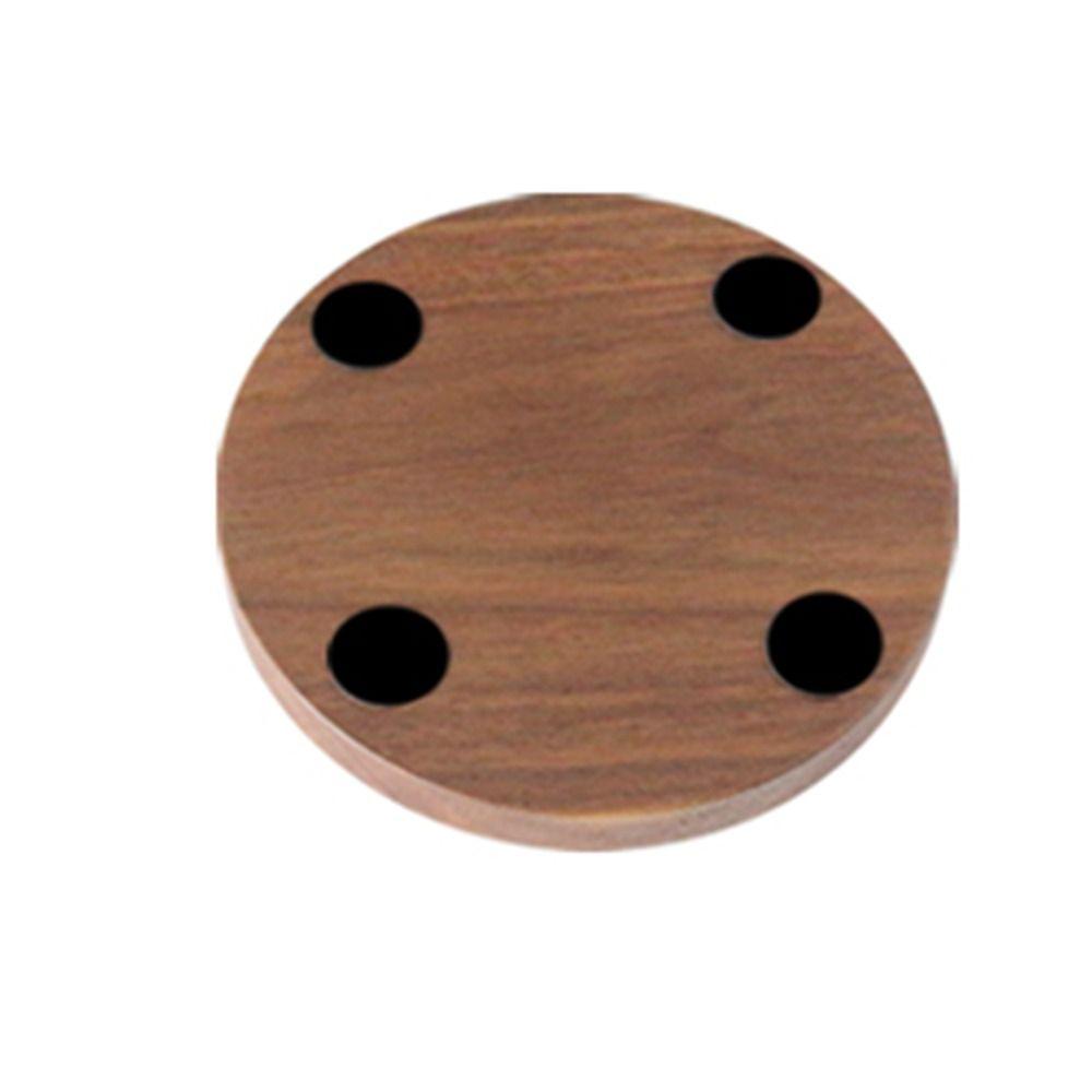 Drink Absorbent Wood Coasters Heat Resistant Wooden Drink Placemats Felt Wooden Tea Mat  Office