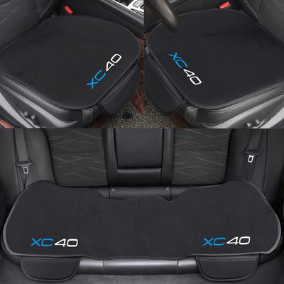 1pcs Car Seat Cushion Non-Slip Cover Velvet Plush For XC40 S40 AWD XC 40 T6 Accessories