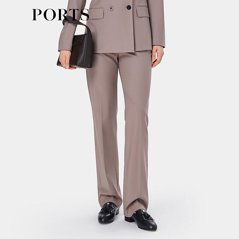 PORTS Women's Straight-Leg Wool Blend Trousers