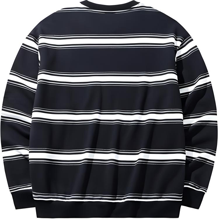 Anta Striped Casual Comfortable Breathable Hoodie Men hoodies Basic-Black 952438710-6