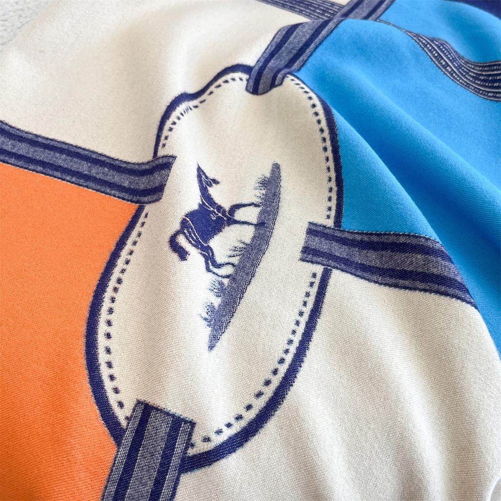 Gentle Color Scheme Scarf Women'S Winter Versatile High Sense Imitation Cashmere Wool Send Mother Scarf