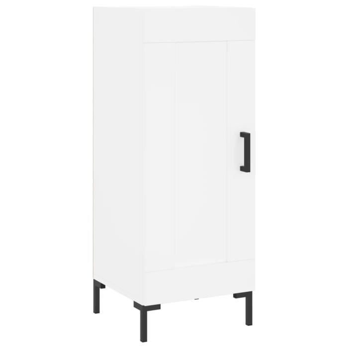 VidaXL Buffet blanc 34,5x34x90 cm bois d'ingénierie 830444