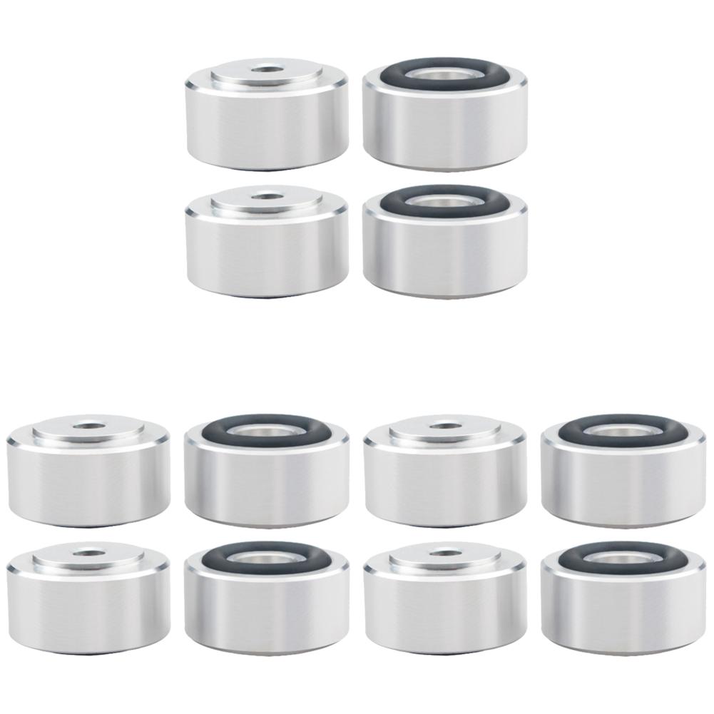 4-20 Stück Lautsprecher Spikes Standfüße Pad Aluminiumlegierung Lautsprecher Isolationsstand Füße Pad Anti-Rutsch Stoßdämpfend Verstärker Basis Füße