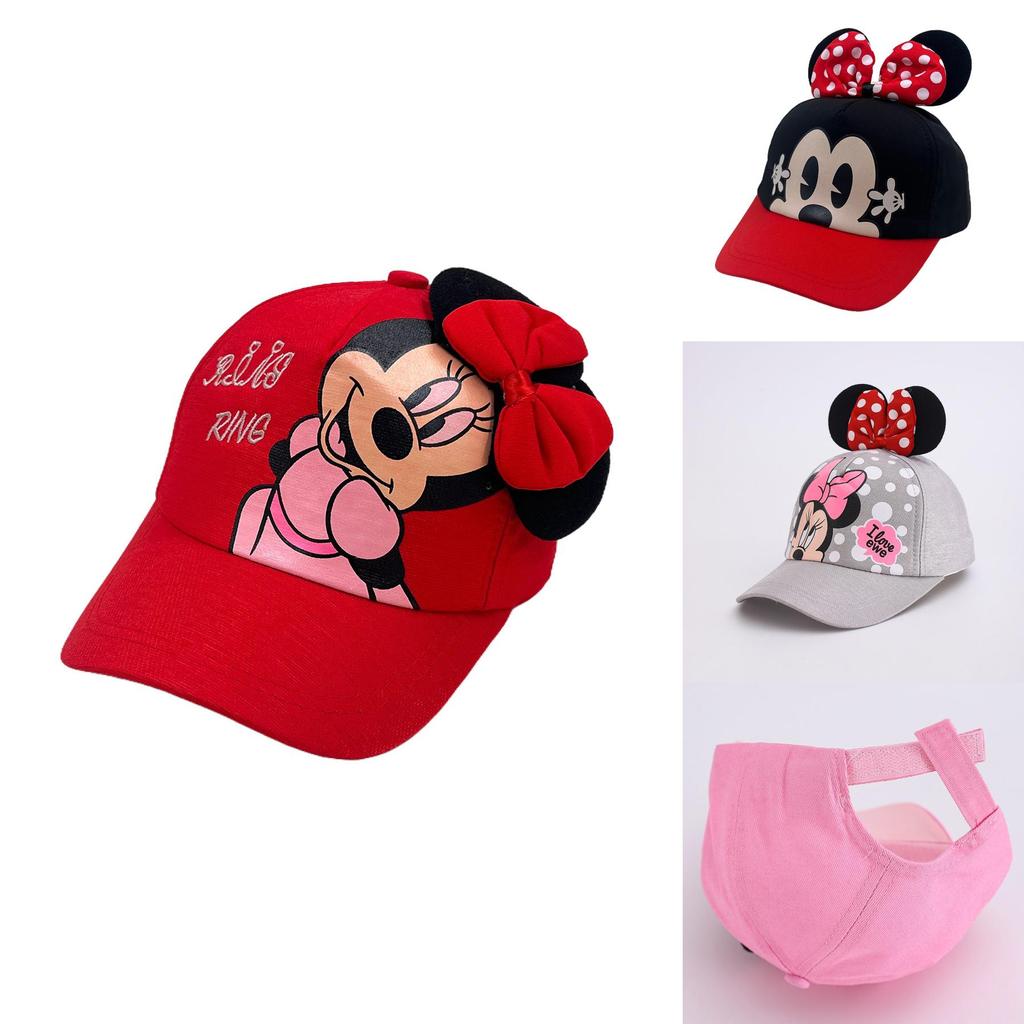 Cartoon Mickey Mouse Kinder Baseballkappe mit atmungsaktivem Polyester für Sommerspiele im Freien