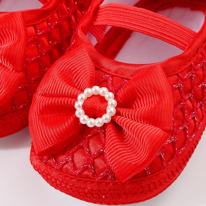 Baby Princess Shoes Bowknot Decoration Toddler Shoes