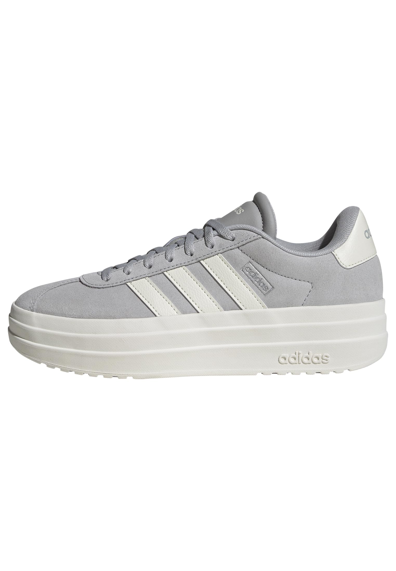 Adidas VL Court BOLD Sneakers NLK49 Grey White Size Women s Two/Off White/Core (IF9784) 25.5cm
