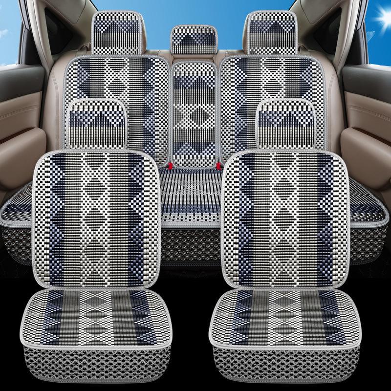 

Дышащие полные комплекты подушек для автомобильных сидений, универсальная посадка для пятиместных автомобилей, всесезонные, с полным покрытием. Standard single seat