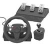 Steering Wheel for PC Racing with PS4/Xbox Series X Compatibility, Includes Three-Pedal Shifter