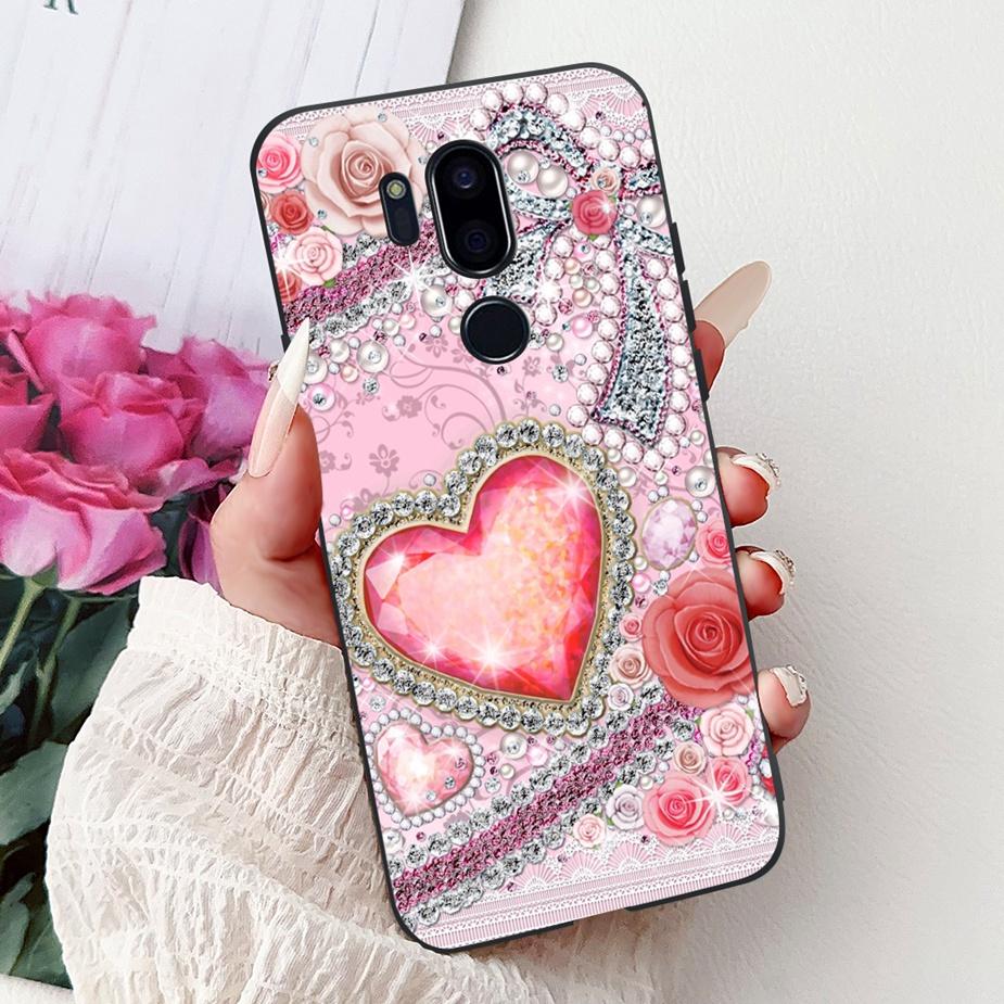 

For LG G7 ThinQ Case Cute Cat Luxury Painted Cover Soft Slim Phone Case For LG G7 ThinQ G7Thinq LM-G710 G710 G7+ Back Cover Bags LG G7 ThinQ