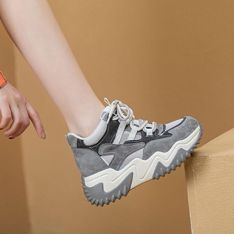 Daddy Shoes Girl 2025 Autumn and Winter New Ins Tide Korean Version Versatile Student Sneakers Street Shoes Women