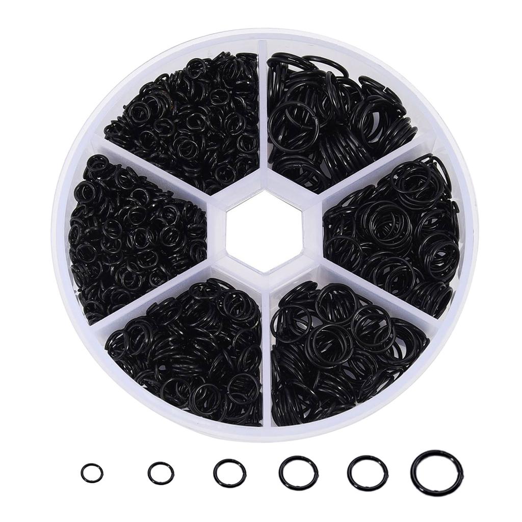 Pack of 970 Small Open Jump Rings Metal Split Rings for Necklaces Bracelets Earrings Anklets Jewelry Making Supplies