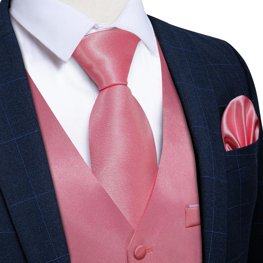Silk Slim Waistcoat Dark Purple Paisley Wedding Vest Suit Tie Cufflinks Gift