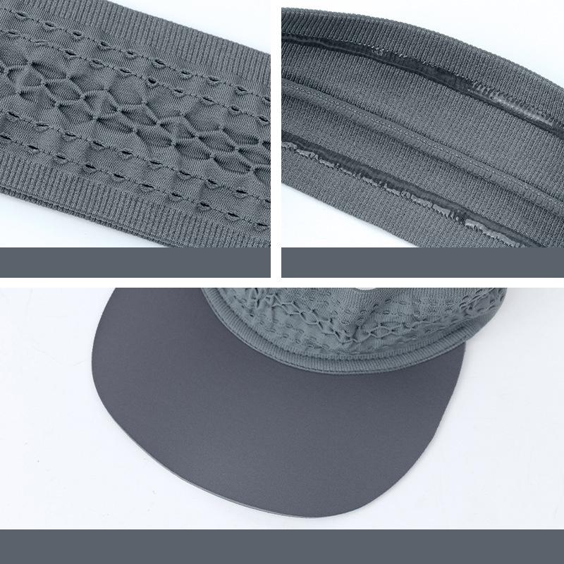 Multicolor Hairband Sun Hats Sweat absorbing Quick-drying Sports Cap Empty Top UV Protection UV Protection Cap Sports Activities
