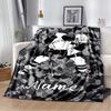 Hockey Theme Customize Your Name Blanket Warm Comfortable And Soft Blankets Are Suitable For Home Chairs Office Sofas Sofas Office Camping And Gifts