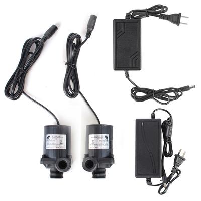 Bomba de água com motor solar sem escovas, à prova d'água, plugue americano, IP68, aquecedor de água, chuveiro, aquecimento de piso, bomba de reforço