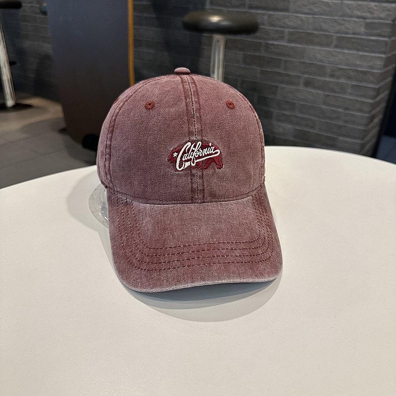 California Embroidered Baseball Cap With Wide Brim For Casual Men Women