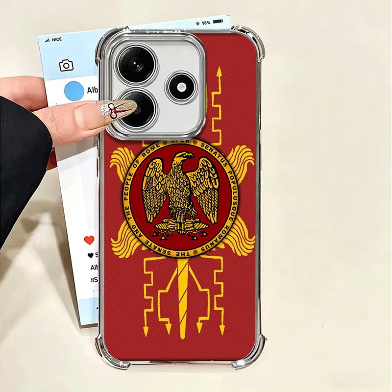 

SPQR Roman Imperial Legionv Soft Phone Case For Xiaomi Poco X7 X8 Pro Max X6 X5 X3 F8 Ultra F7 M8 M7 M5S Redmi 15C 15A 15 14C 13 Xiaomi Poco X5