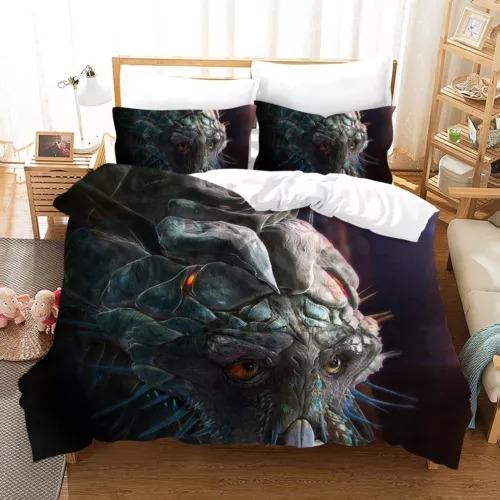 

Dragon Soft Duvet Cover Beding Decoration Gift First Choice Suitable for Children Young Boys Young Girls plus Adult Peoples Soft Warm plus Breathable 135*200cm Eu-Single
