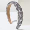 New Minimalist Hairband Hand-sewn Sequins Elegant High-crown Headband Versatile for Women
