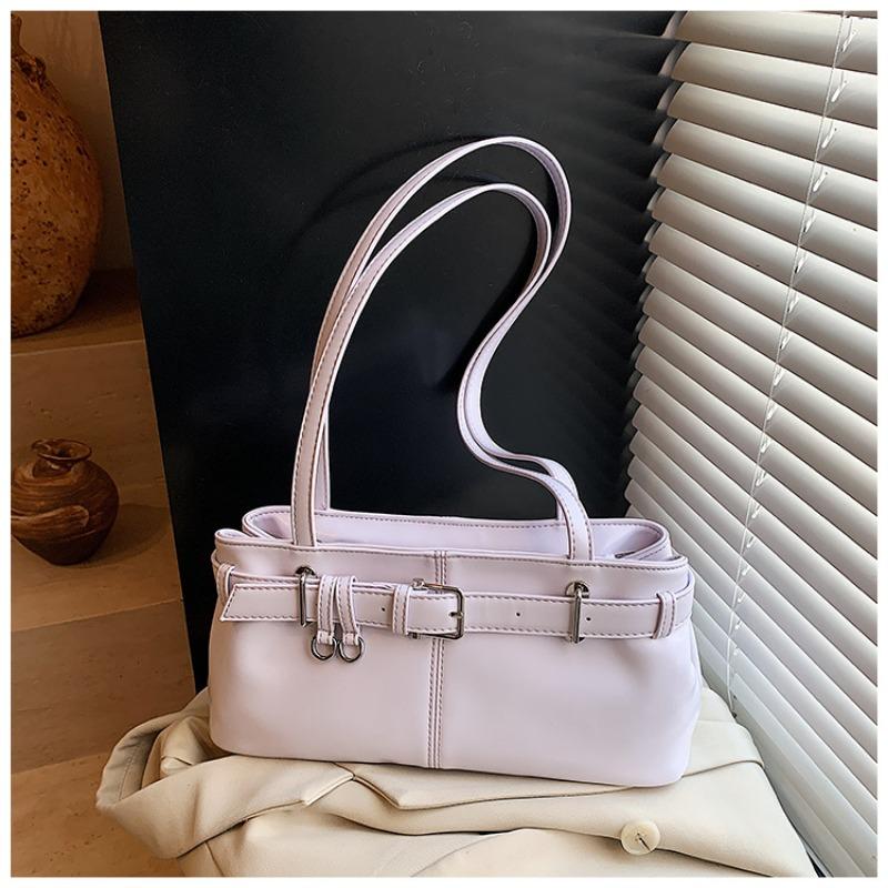 

Сумка премиум-класса женская большой вместимости новая повседневная универсальная летняя нишевая на плечо под мышку светло-фиолетовый