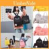Charming College Style Women's Canvas Backpack Set With Plush Pendant And Pencil Case