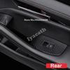 LHD RHD For Mazda 3 Axela BP CX-30 DM Accessories    Car Window rise Glass Lift Switch Button Cover Trim Sticker