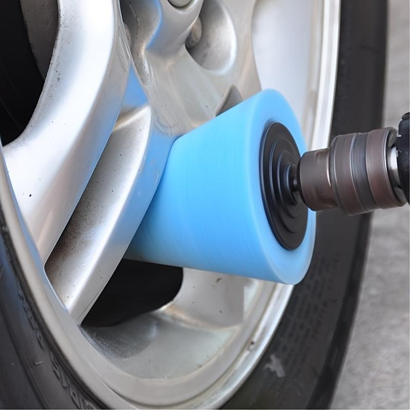 3-teiliges Auto-Felgen-Polierset mit elektrischem Bohraufsatz – Schwammpads für Türgriffe und Naben, ideal für Heimwerker