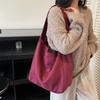 Large-capacity Commuter Bag Women's 2025 Autumn New Fashion Retro Simple Casual Personalized Underarm Tote Shoulder Bag