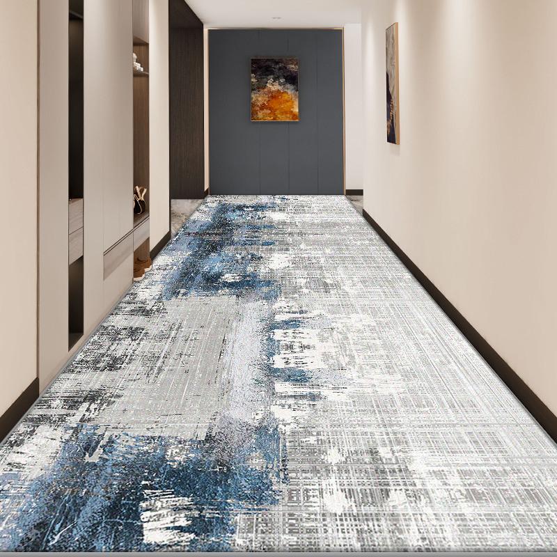 Modern Abstract Runner Corridor Carpet Living Room Decoration Home Hall Hallway Long Rugs Stairs Entryway Non-slip Anti Slip Mat