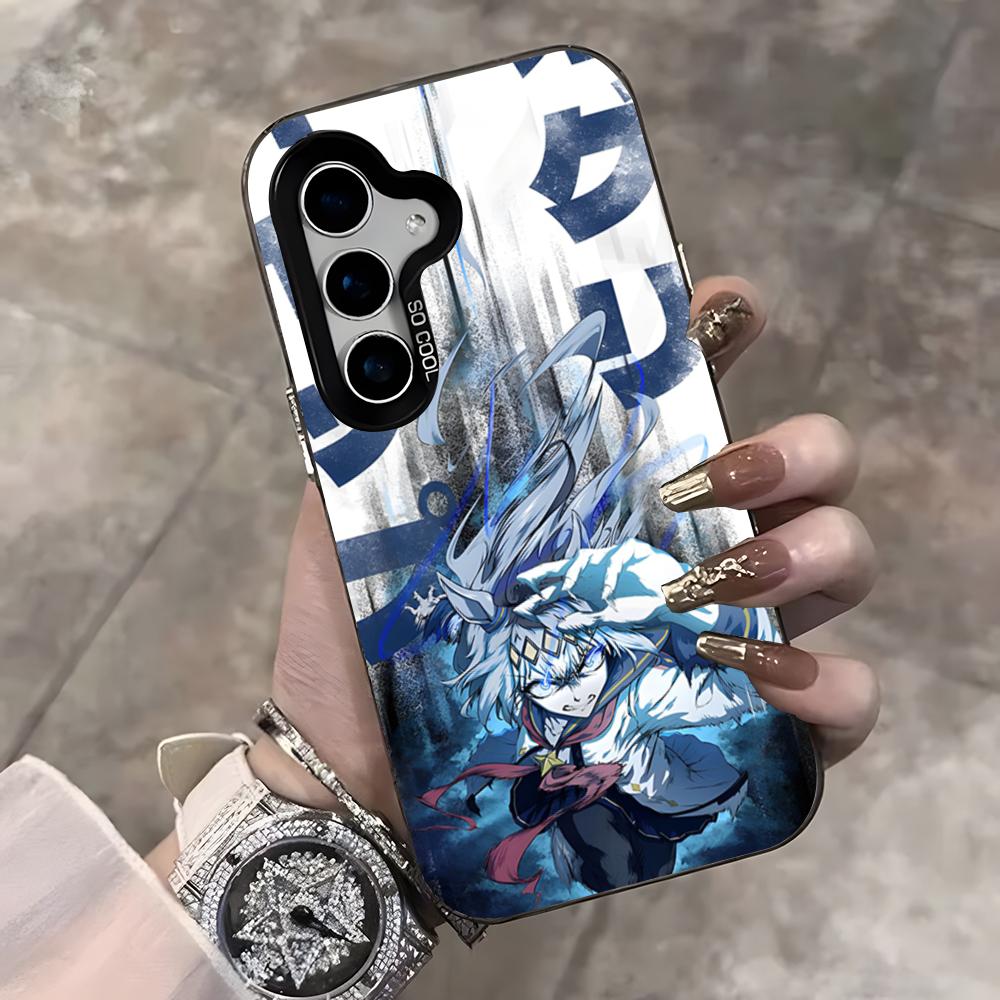 Uma Musume Pretty Derby Phone Case For Samsung S25 Ultra S23 S22 S21 S20 Ultra Plus S24 Fe A54 A55 Color Silver Cover