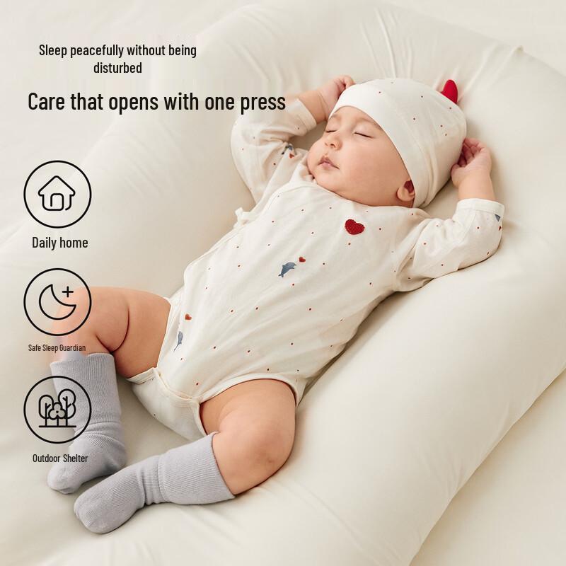 Newborn Long-Sleeve Cotton Bodysuit