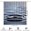 Modern Blue Waterfall Print Shower Curtain Waterproof Washable Home Decor Bathroom Wall Hanging 72X84 Inches (183X213Cm)