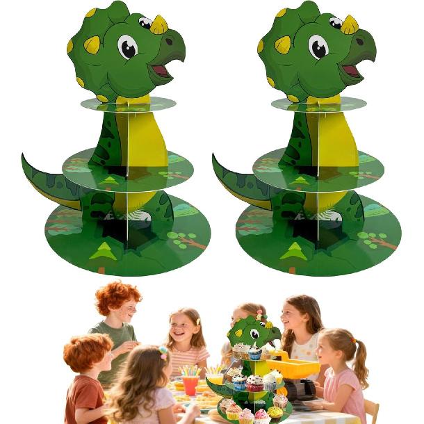 3 Tier Butterfly Cupcake Stand,Suitable for Butterfly Themes – Easy to Assemble& Reble(1Butterfly)