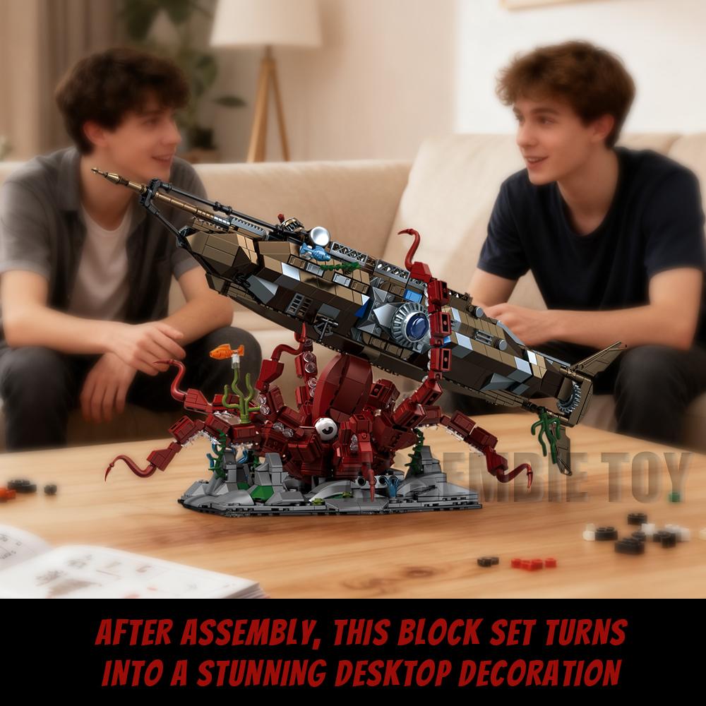 High-Quality 1190Pcs High-Quality Giant High-Quality Octopus High-Quality & High-Quality Nautilus High-Quality Submarine High-Quality Bricks