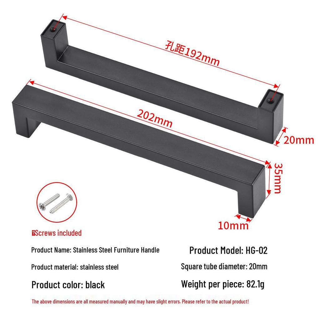 Modern Simple Stainless Steel Kitchen Cabinet & Wardrobe Handle for Doors and Drawers