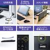 Sanwa Direct Keyboard Mouse Set Wireless Full Keyboard Slim Keyboard Thin Mouse Rechargeable 1 Piece & 400-SKB064