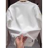 Men's High-End American War Horse Embroidery Hoodie - Autumn Fashion Trend, Simple Versatile Round Neck Top