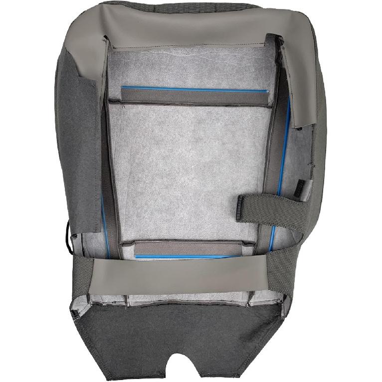 Driver Bottom Seat Cover Cloth Replacement Gray Fit for Ford F150 XLT 2015 2016 2017 2018
