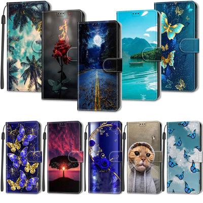 Luxusní lakované kožené pouzdro Wallet Book Style Protective Cover pro ZTE Blade 20 Smart