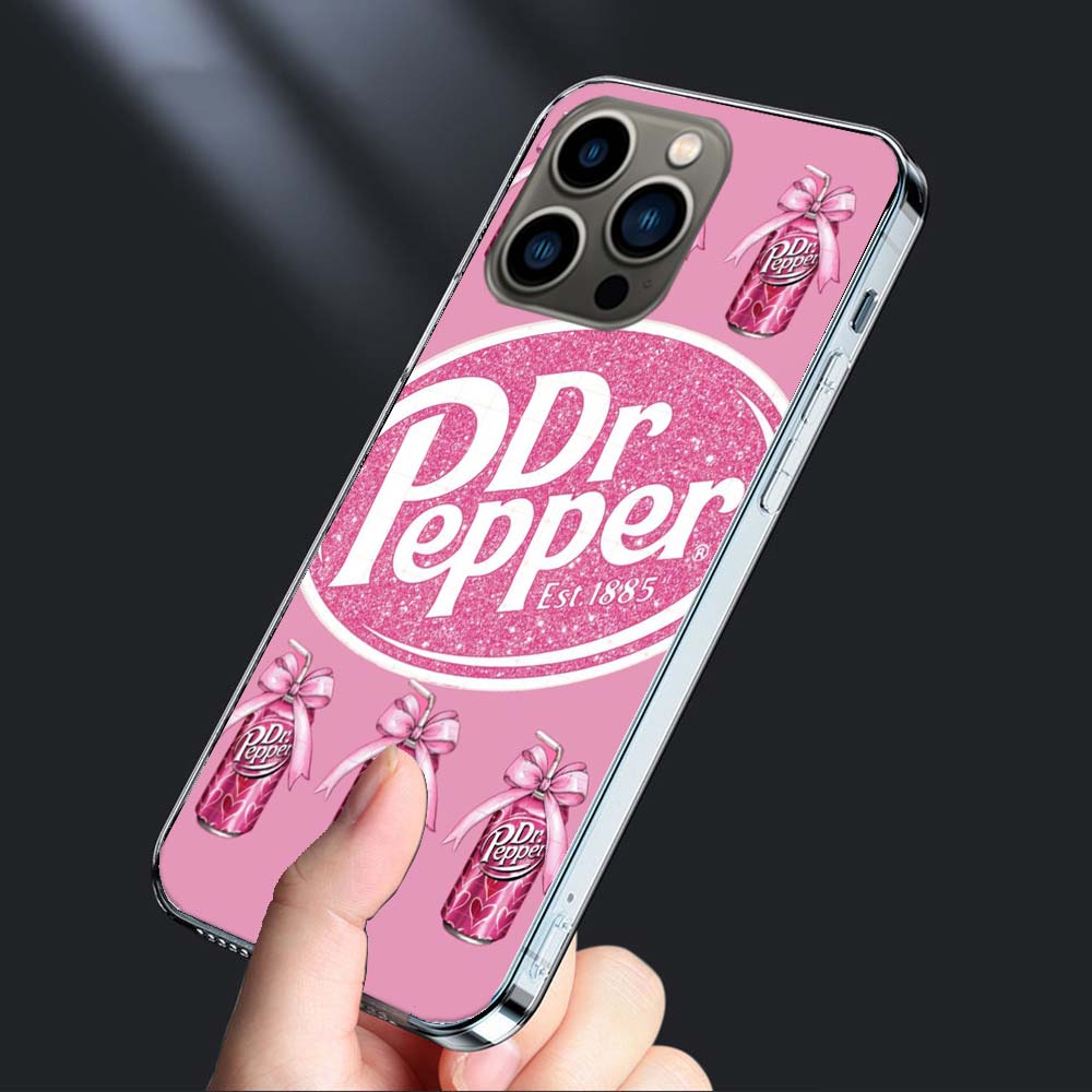 

Cherry D-Dr-P-Pepper Drink Phone Case For Iphone 16E 15 Pro 14 Plus 17E 16 17 Pro Max Air 11 12 13 Mini Shockproof Capa Cute iPhone 14