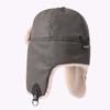 Imitation Fur Mink Hair Hat Female Fall and Winter Plush Fisherman Hat Khaki Senior Show Face Small Warm Ear Protection Lei Feng Hat