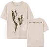 Brandi Carlile Hand T-shirt Kortärmad Bomull Mode T-shirt Rundhals Lös Casual T-shirt Grafiskt Tryck Tröja