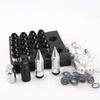 Spiked Aluminum Extended Tuner Wheels Rims Lug Nuts Racing Jdm (with logo)